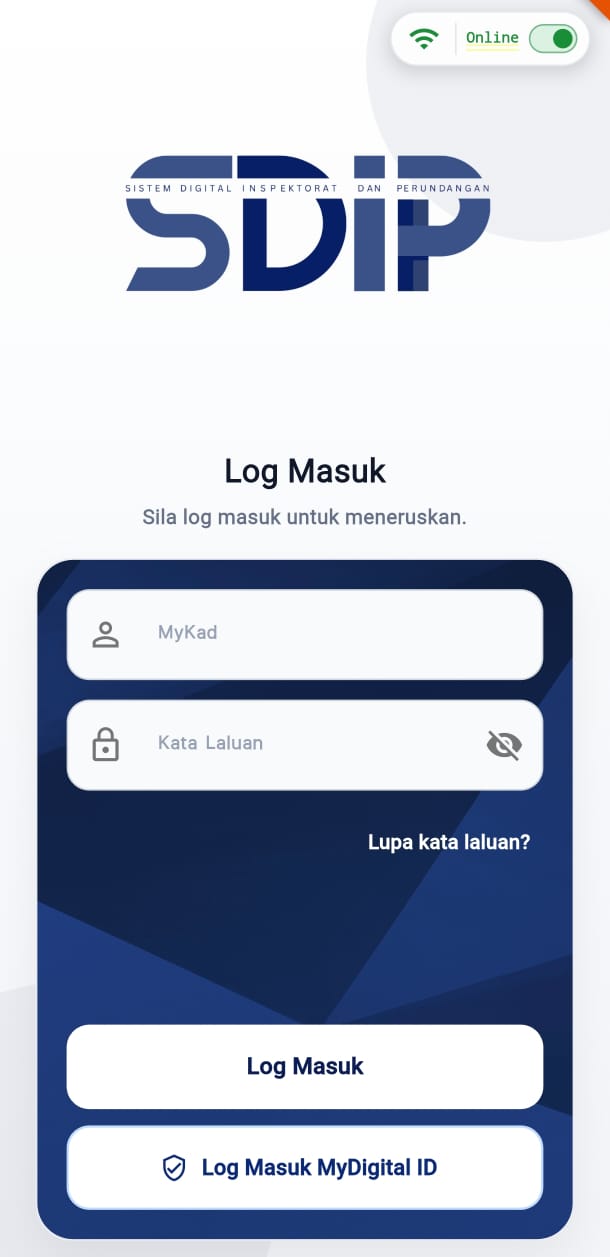 Log Masuk SDIP